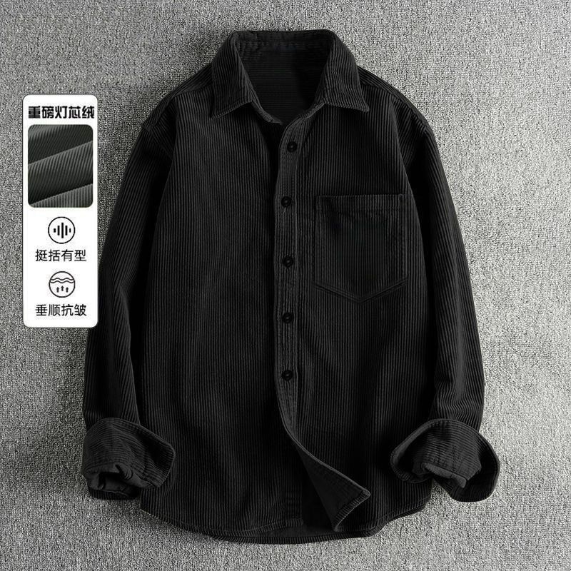 Autumn Men's Corduroy Long Sle - огляд і ціна Corduroy Button Up Shirt Men