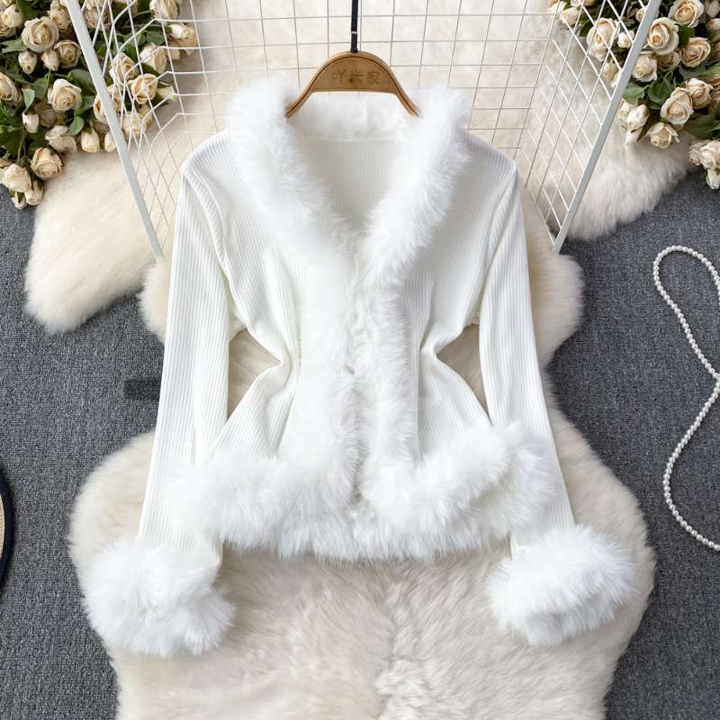 Women Plus Size Faux Fur Splic - огляд і ціна Jackets