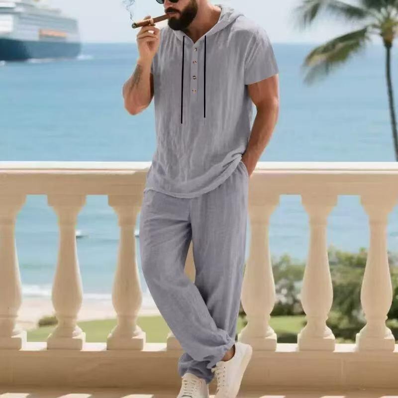 Men American Retro 3D Linen Ho - огляд і ціна Mens Linen Shirt Long Sleeve