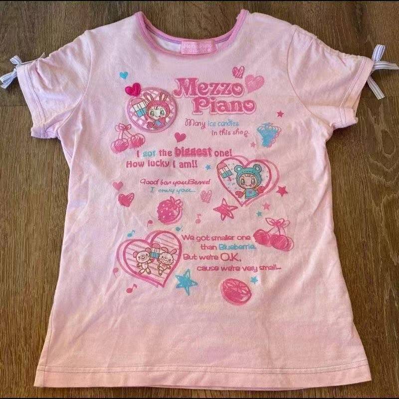 Vintage Kawaii Cute Short Slee - огляд і ціна T-Shirts