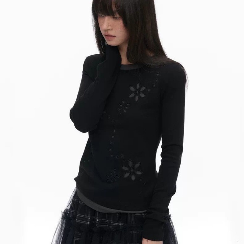 Y2K Women Double Layer Embroid - огляд і ціна T-Shirts
