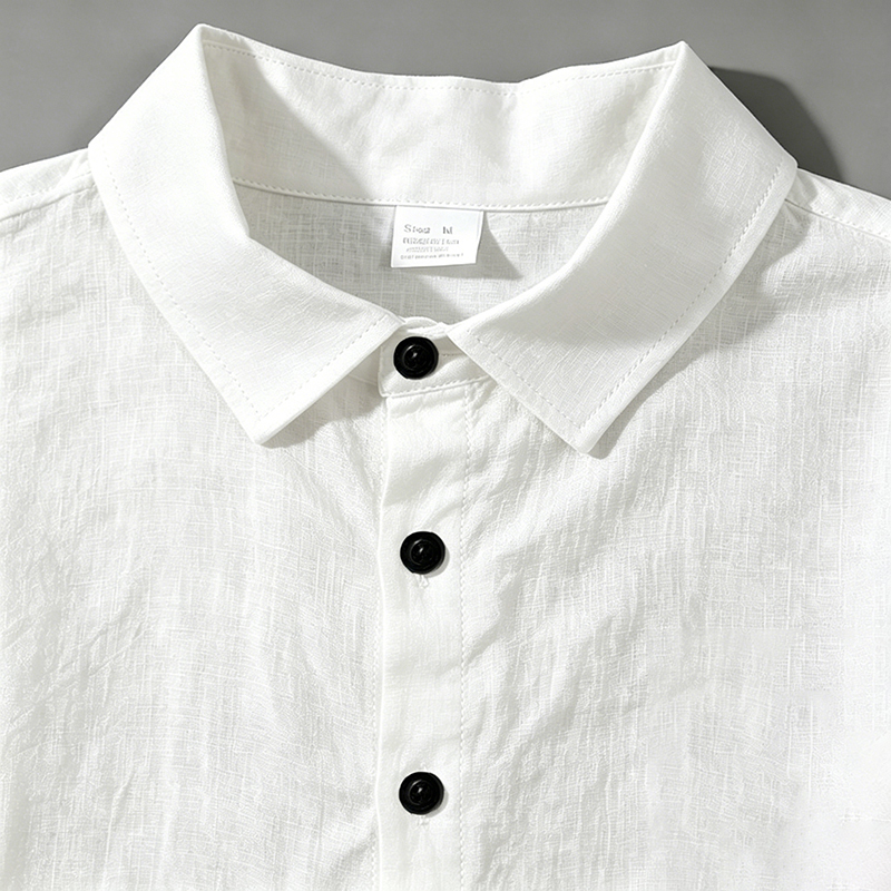 Men Linen Two Piece Outfit Sho - огляд і ціна Mens Linen Shirt Long Sleeve