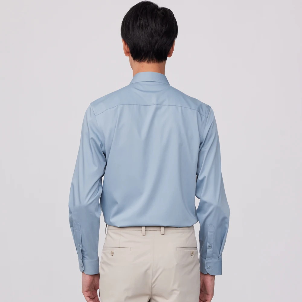 Men's Business Non-Iron Shirt  - огляд і ціна Breathable Bamboo Fiber Shirt Non Iron