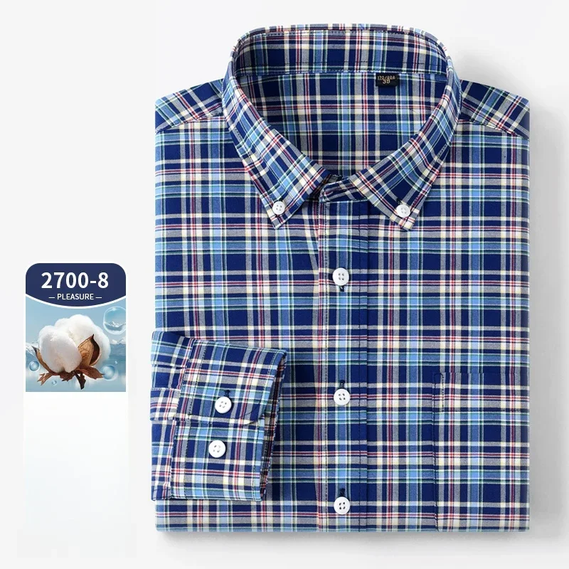 High Quality Long sleeve Shirt - огляд і ціна Oxford Cotton Casual Shirt Business