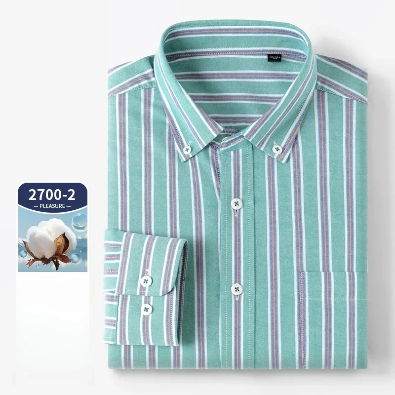 High Quality Long sleeve Shirt - огляд і ціна Oxford Cotton Casual Shirt Business