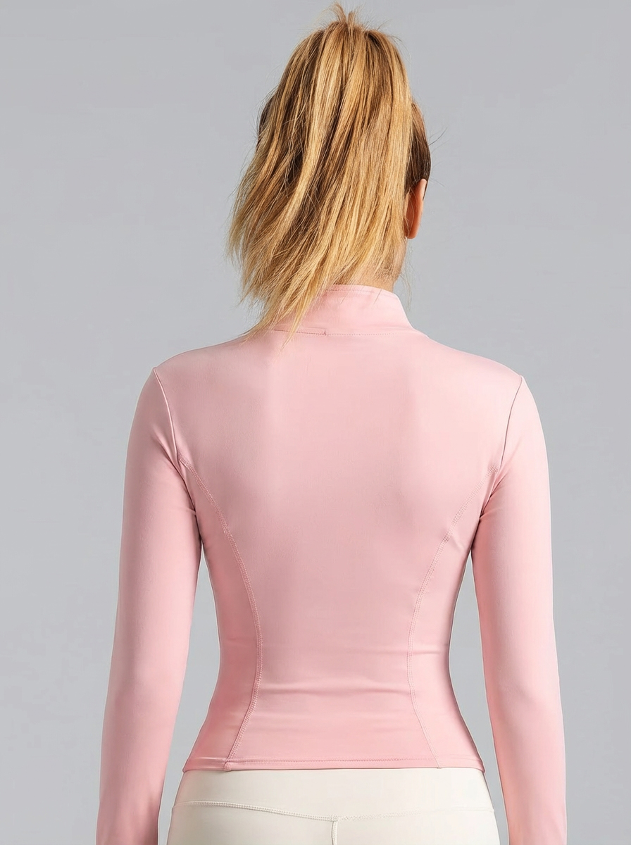 New Women Light Pink Yoga Coat - огляд і ціна Jackets