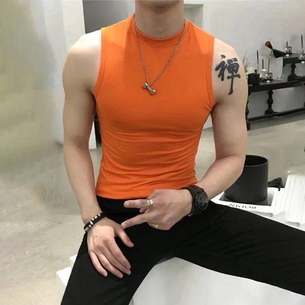Summer Vest Men's Trend Tight  - огляд і ціна Corduroy Button Up Shirt Men