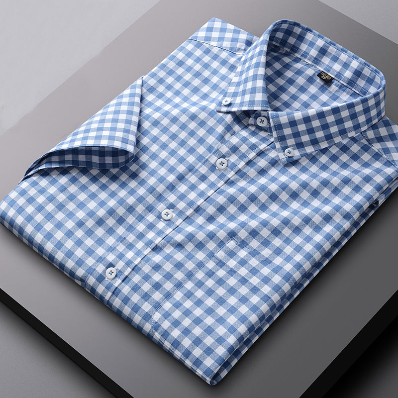 Summer new 100% cotton Oxford  - огляд і ціна Oxford Cotton Casual Shirt Business