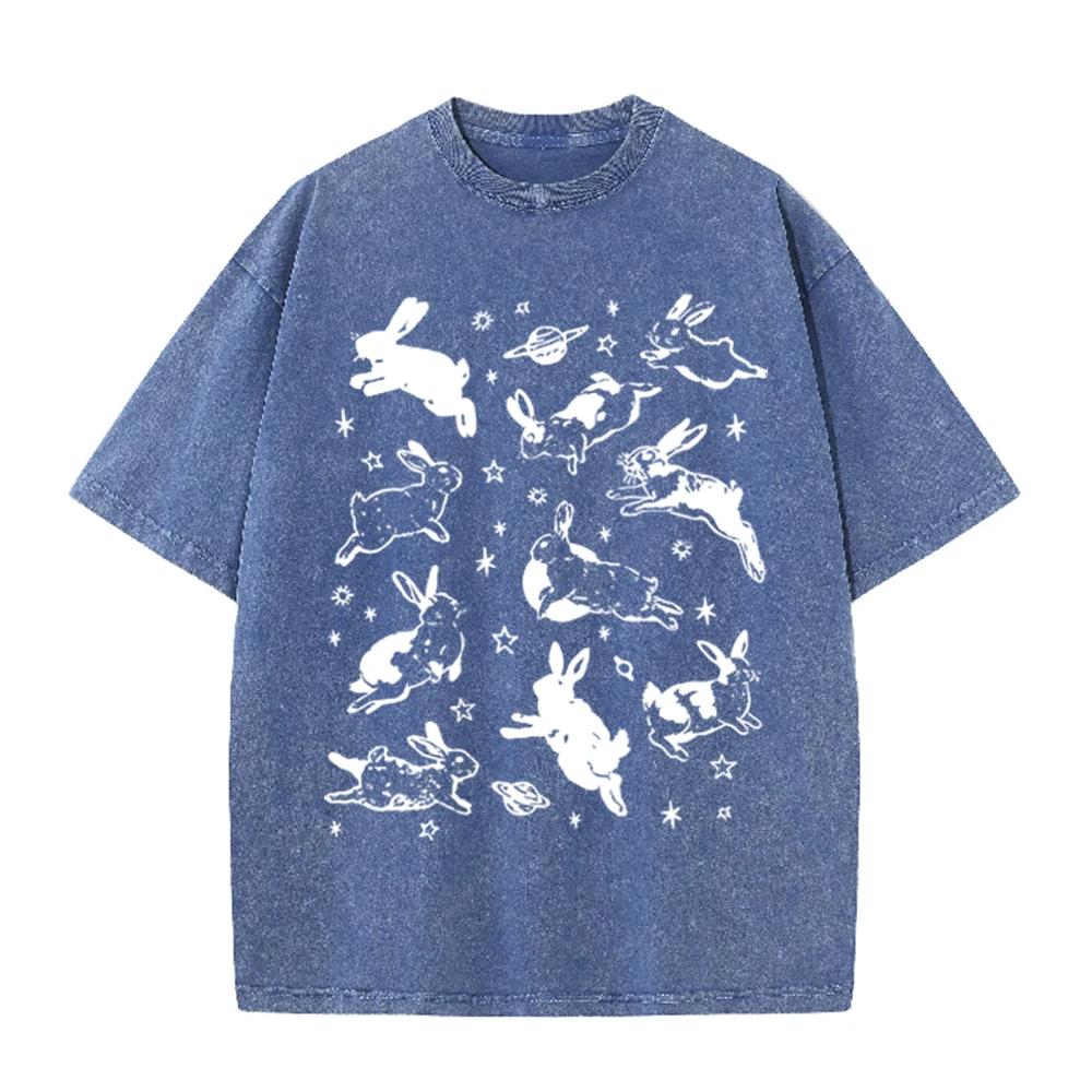 2026 Vintage Space Rabbit Plan - огляд і ціна Acid Wash Vintage Graphic T Shirt