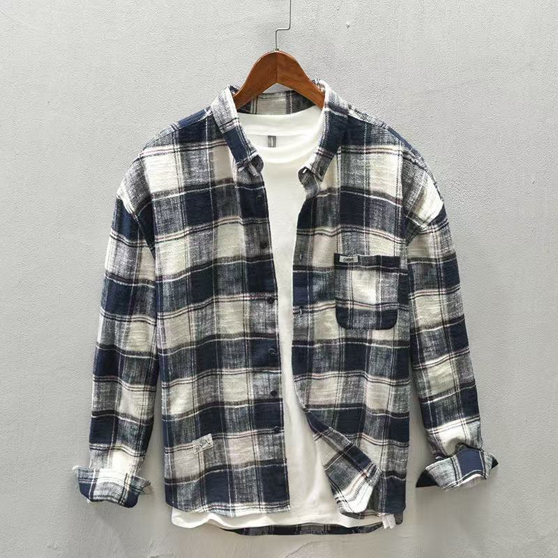 2026 Spring/Autumn New Checker - огляд і ціна Flannel Plaid Shirt Heavy Weight