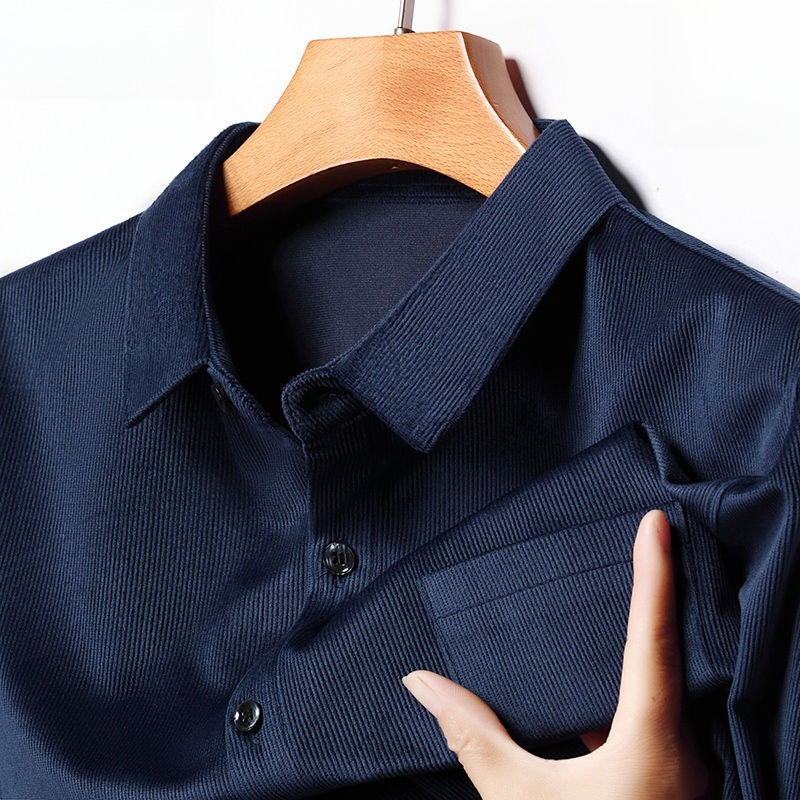 Corduroy Men's Long Sleeve Shi - огляд і ціна Corduroy Button Up Shirt Men