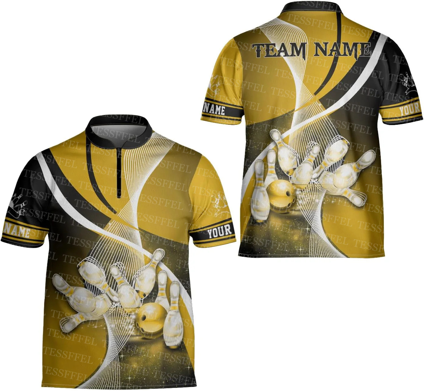 Custom Name Graffiti Flame Str - огляд і ціна Short Sleeve Bowling Shirt Retro