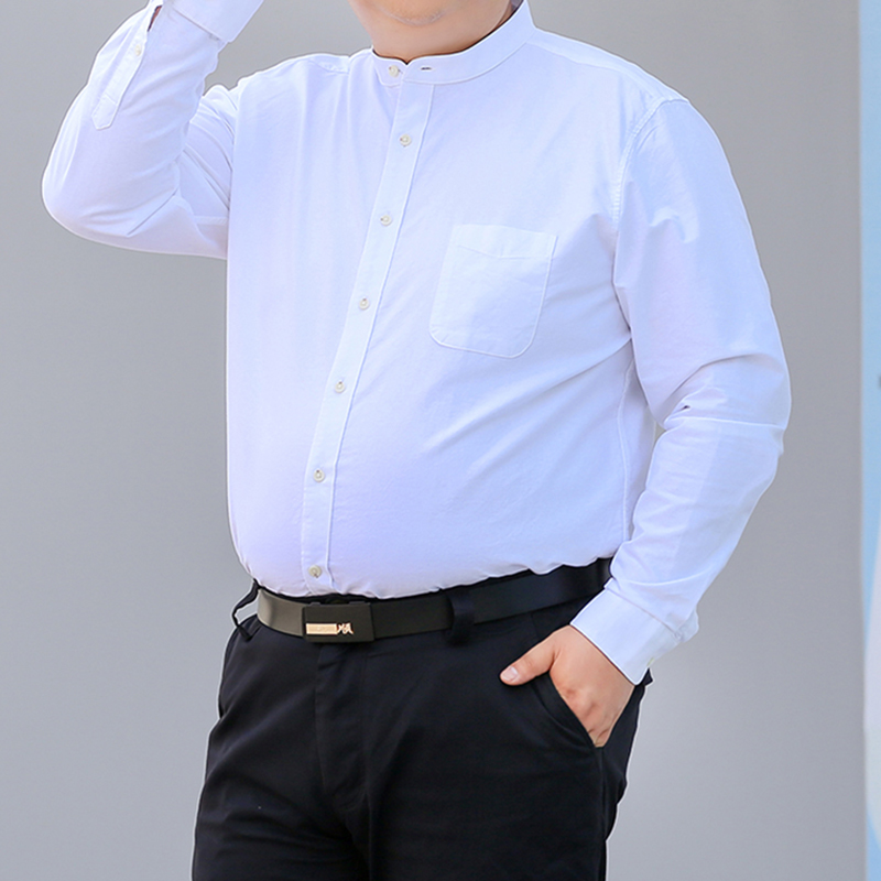 Autumn New Korean Shirt S-10XL - огляд і ціна Mandarin Collar Formal Shirt Slim Fit