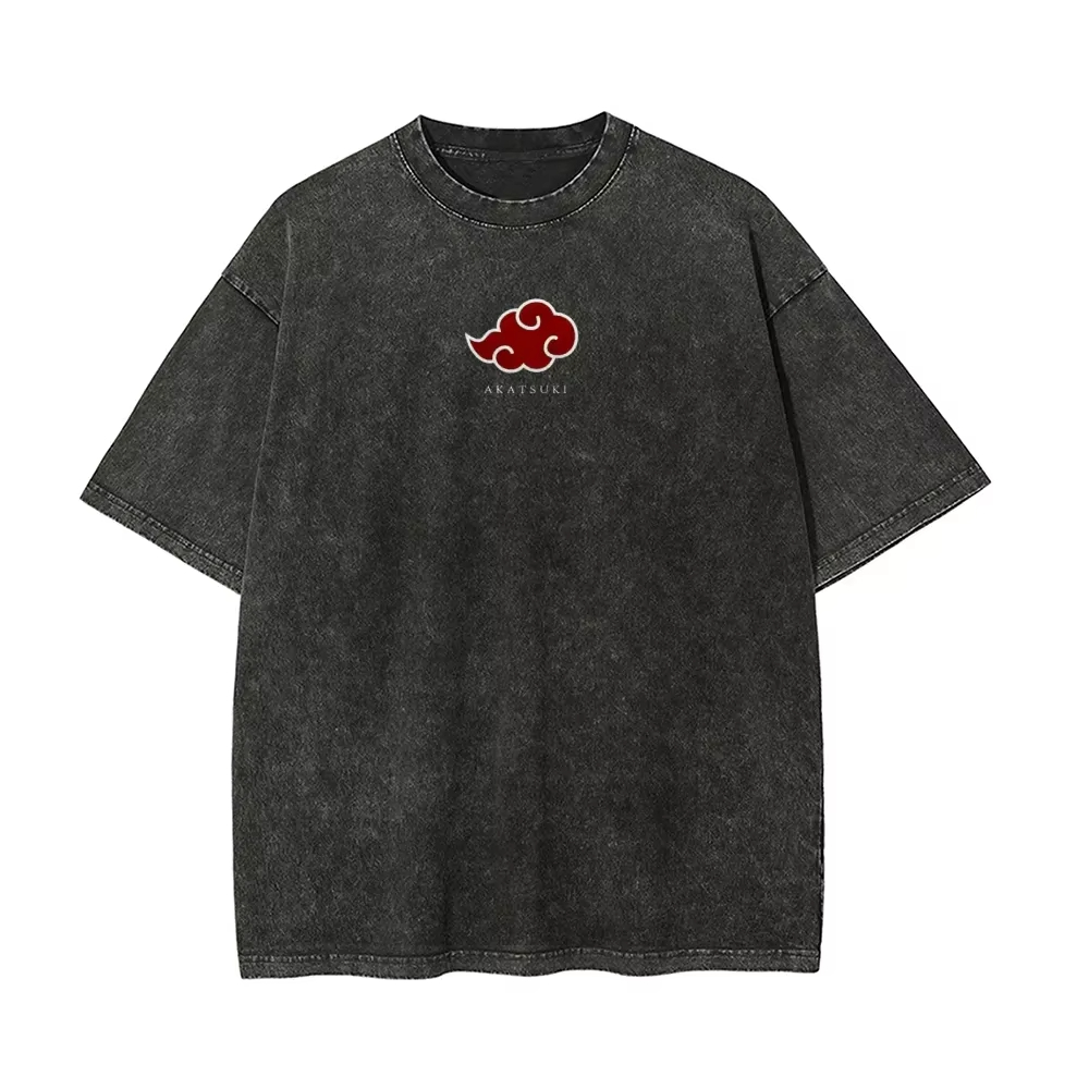 NEW Naruto Itachi Uchiha T Shi - огляд і ціна Acid Wash Vintage Graphic T Shirt