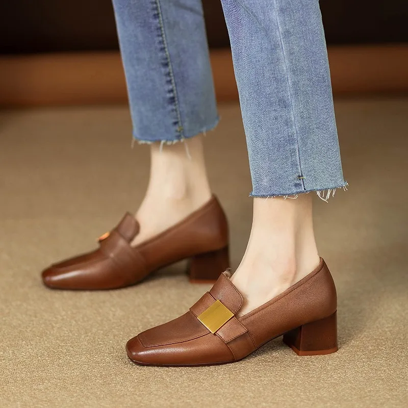women Fashion Leather Pumps El - огляд і ціна Jeans