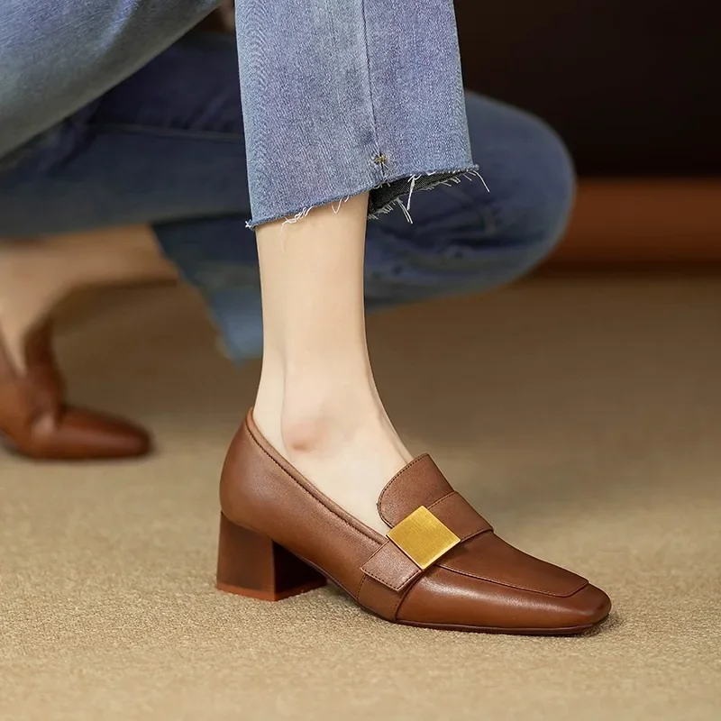 women Fashion Leather Pumps El - огляд і ціна Jeans