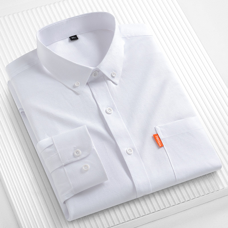 100% Pure Cotton Men's Busines - огляд і ціна Oxford Cotton Casual Shirt Business