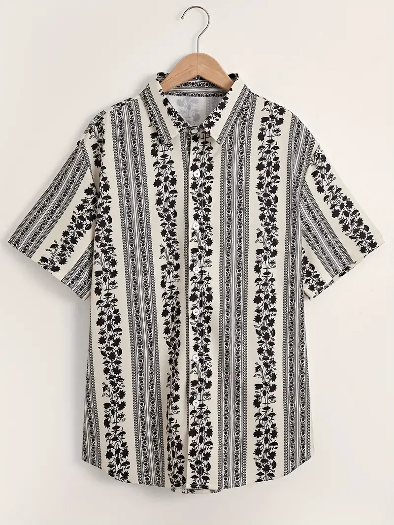 Men's classic bowling ball pat - огляд і ціна Short Sleeve Bowling Shirt Retro