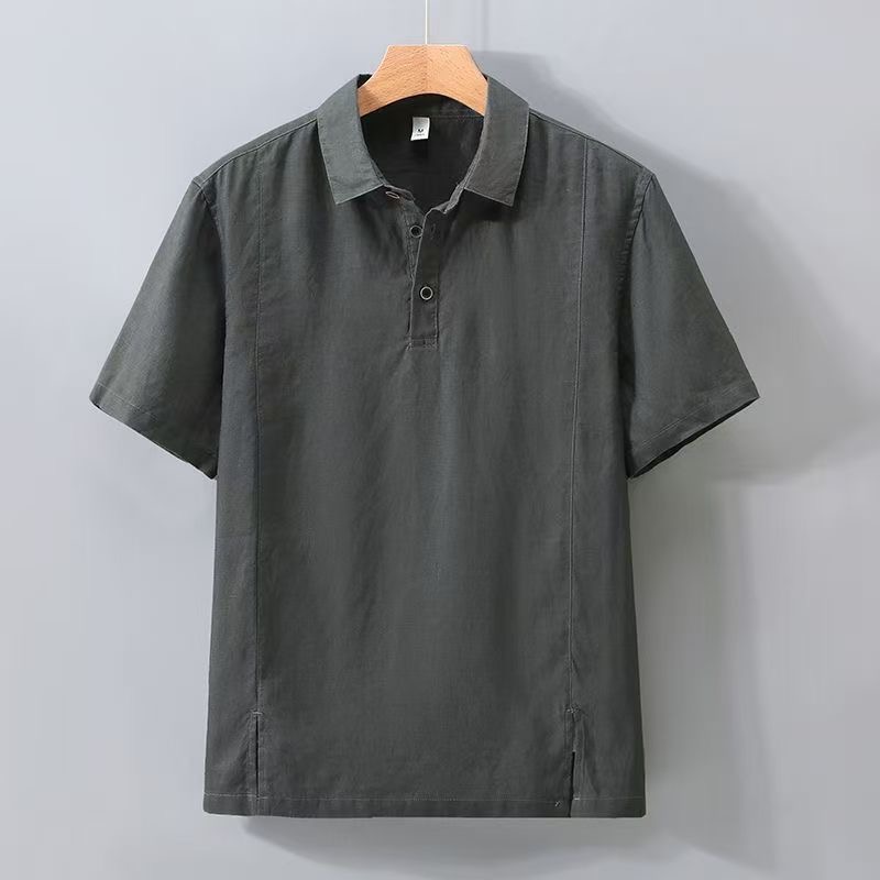 Spring/Summer Fashion Retro Sp - огляд і ціна Mens Linen Shirt Long Sleeve