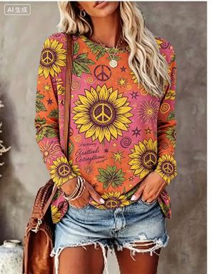 Women Long Sleeve T‑Shirt Hipp - огляд і ціна T-Shirts