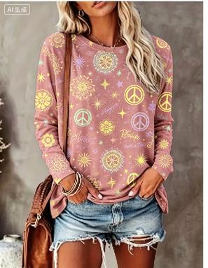 Women Long Sleeve T‑Shirt Hipp - огляд і ціна T-Shirts