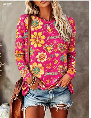 Women Long Sleeve T‑Shirt Hipp - огляд і ціна T-Shirts
