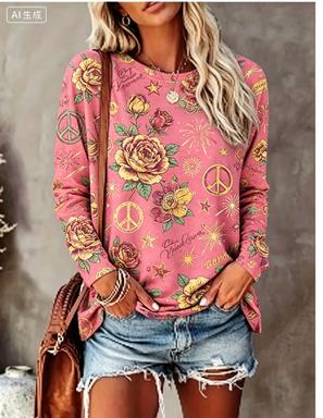 Women Long Sleeve T‑Shirt Hipp - огляд і ціна T-Shirts