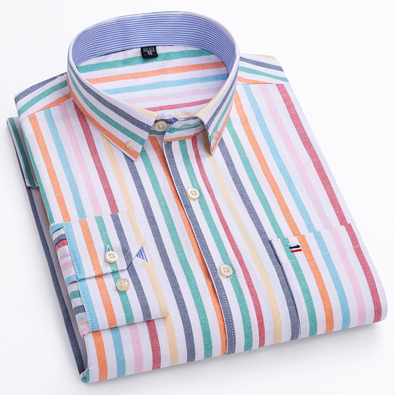 2024 Fashion Men Work Business - огляд і ціна Oxford Cotton Casual Shirt Business