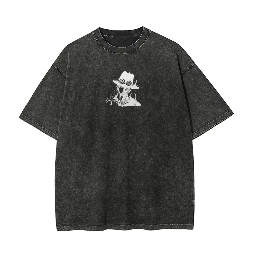 Ace T Shirt Men One Piece Acid - огляд і ціна Acid Wash Vintage Graphic T Shirt