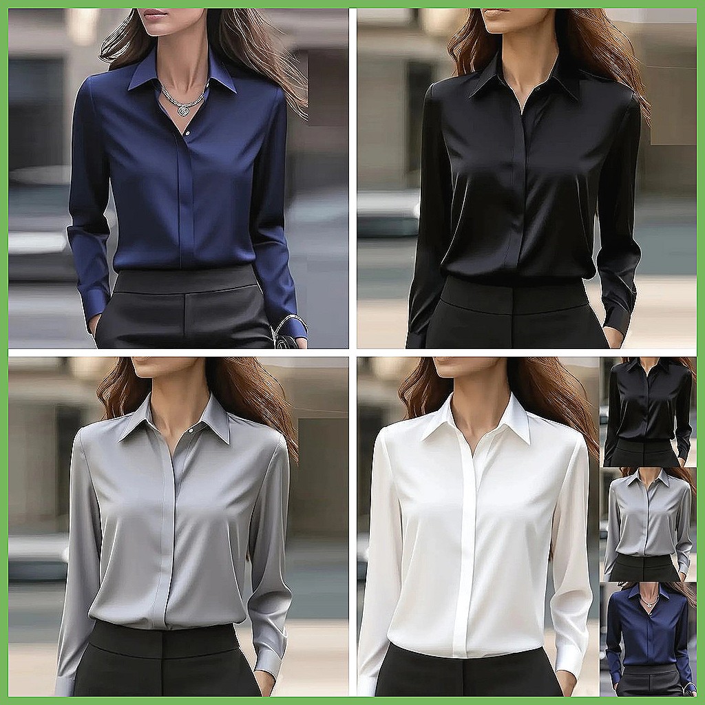 New Women's Office Blouse Long - огляд і ціна Shirts