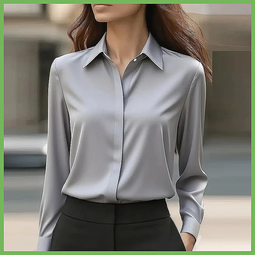 New Women's Office Blouse Long - огляд і ціна Shirts