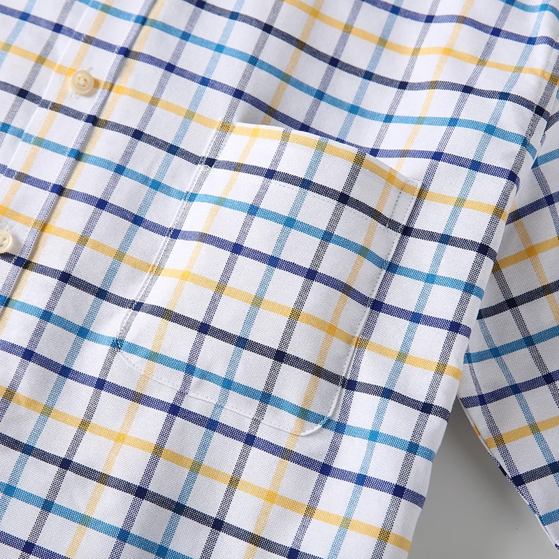 Men's 100% Cotton Shirts Long  - огляд і ціна Oxford Cotton Casual Shirt Business