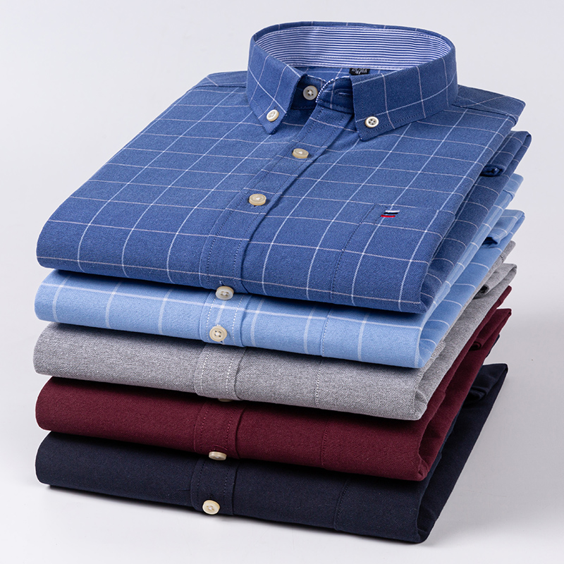 Men's Casual Shirts Cotton Oxf - огляд і ціна Oxford Cotton Casual Shirt Business