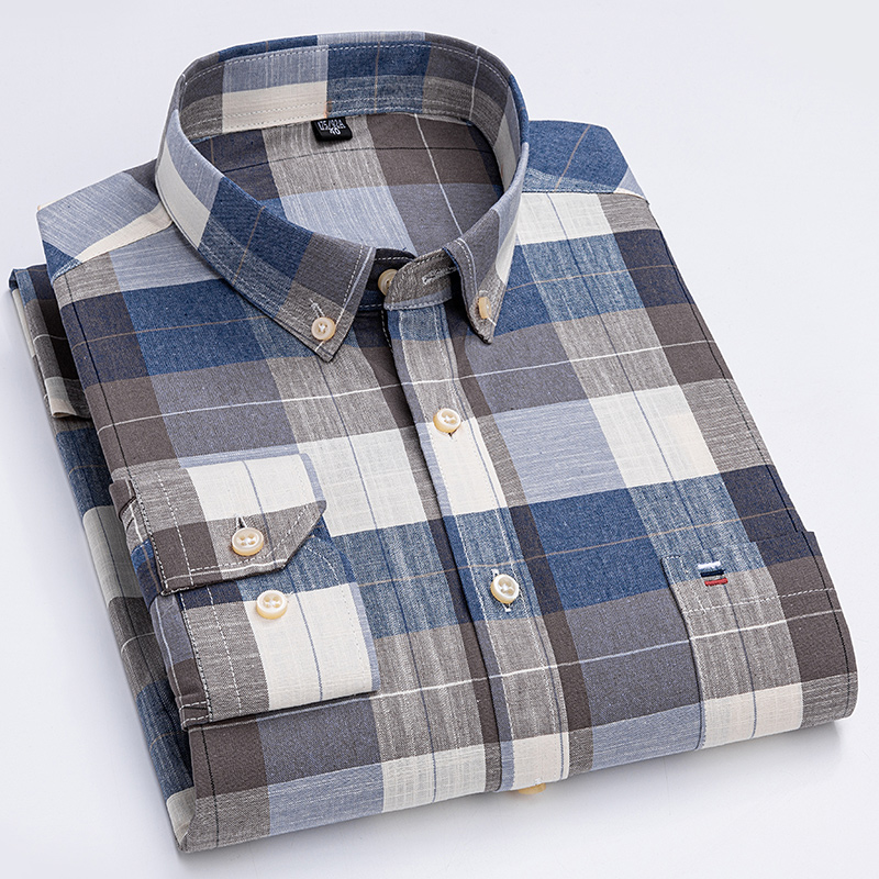 Men's Casual Shirts Cotton Oxf - огляд і ціна Oxford Cotton Casual Shirt Business