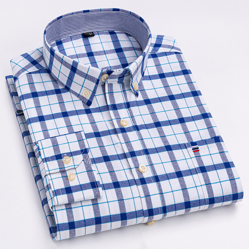 Men's Casual Shirts Cotton Oxf - огляд і ціна Oxford Cotton Casual Shirt Business