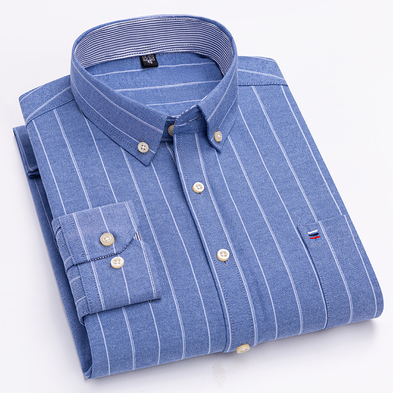 Men's Casual Shirts Cotton Oxf - огляд і ціна Oxford Cotton Casual Shirt Business