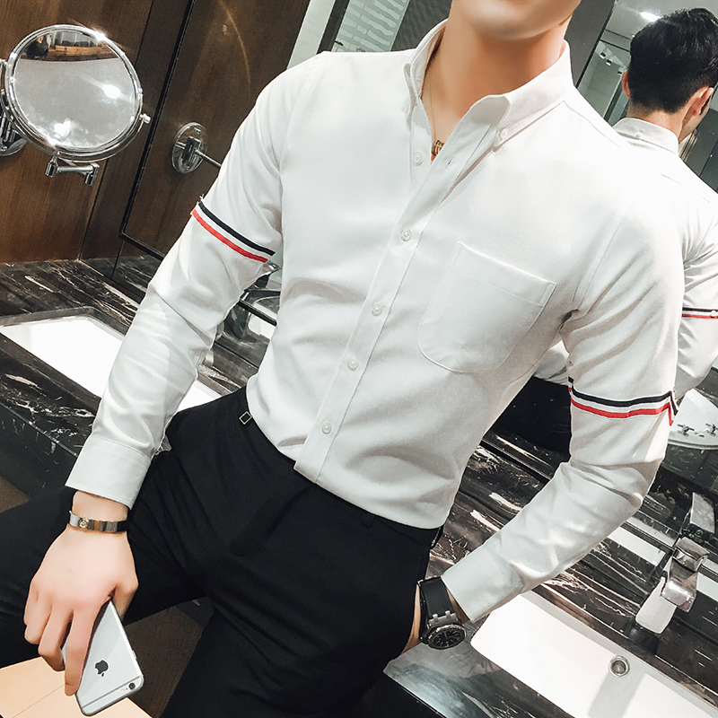 Men's shirt - Oxford cotton bl - огляд і ціна Oxford Cotton Casual Shirt Business