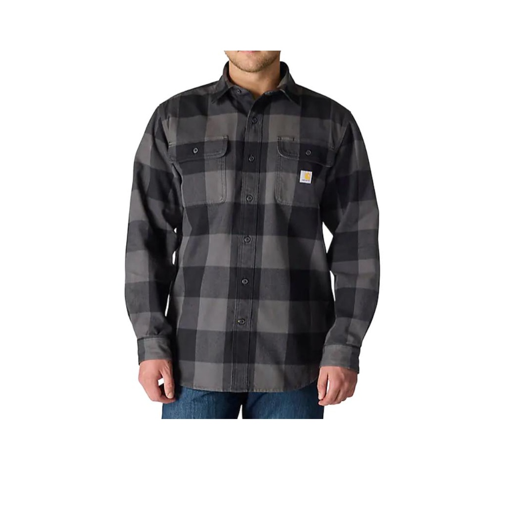 Carhartt FW25 107013 Loose Fit - огляд і ціна Flannel Plaid Shirt Heavy Weight