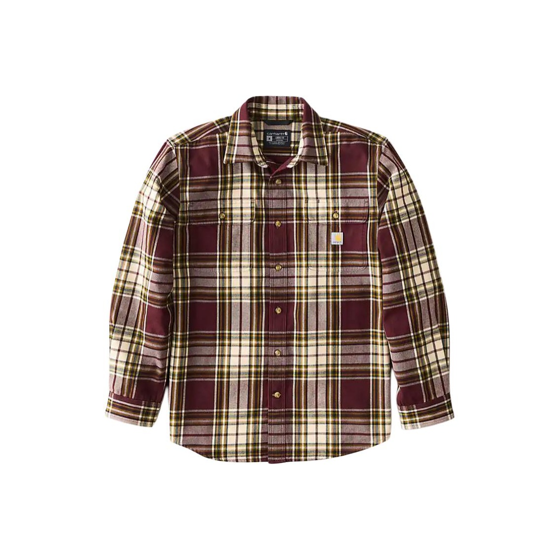 Carhartt FW25 107013 Loose Fit - огляд і ціна Flannel Plaid Shirt Heavy Weight