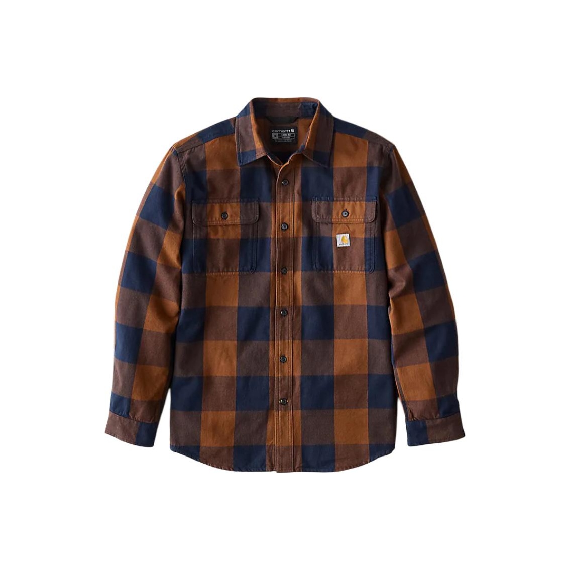 Carhartt FW25 107013 Loose Fit - огляд і ціна Flannel Plaid Shirt Heavy Weight