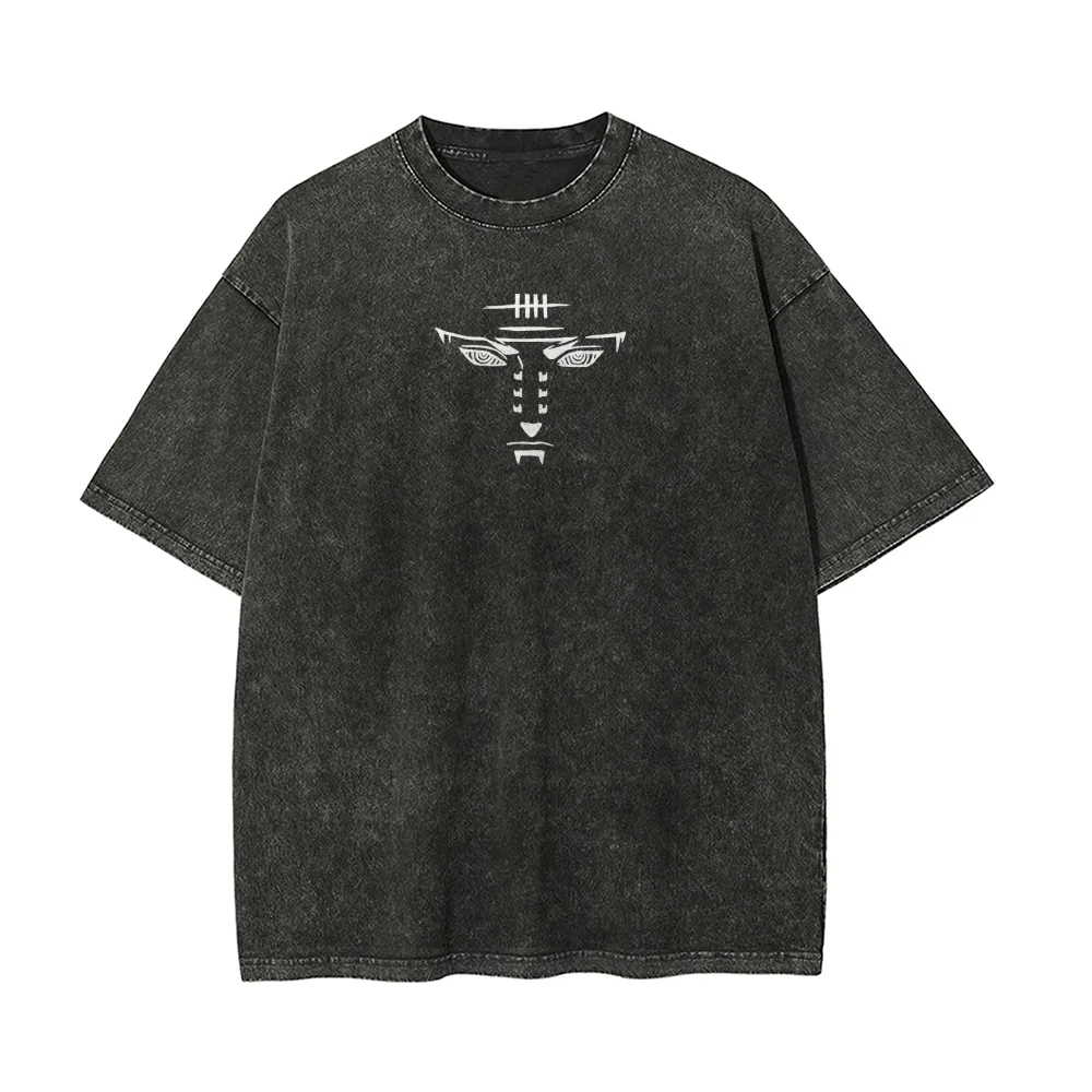 Naruto Pain T Shirt Rinnegan A - огляд і ціна Acid Wash Vintage Graphic T Shirt