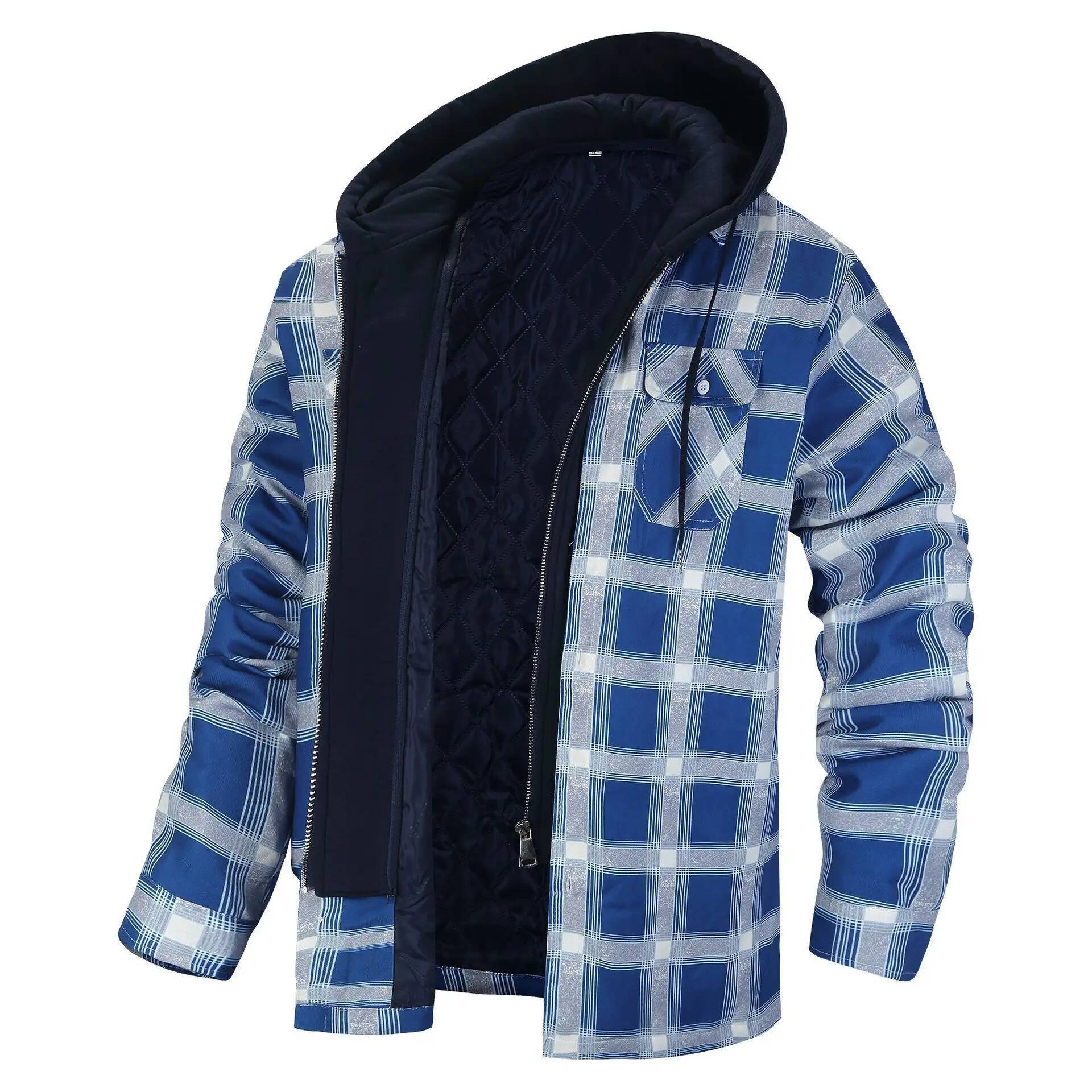 Winter Flannel Plaid Jacket Me - огляд і ціна Flannel Plaid Shirt Heavy Weight