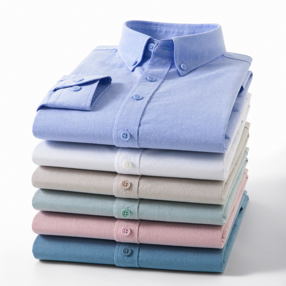 2026 New IN Men's 100% Cotton  - огляд і ціна Mandarin Collar Formal Shirt Slim Fit