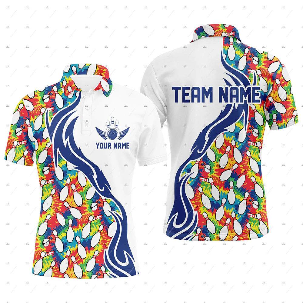 Custom Name Bowling Skull Flam - огляд і ціна Short Sleeve Bowling Shirt Retro