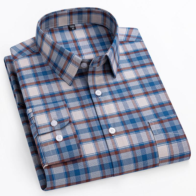 New 11XL 10XL Extra large men' - огляд і ціна Oxford Cotton Casual Shirt Business
