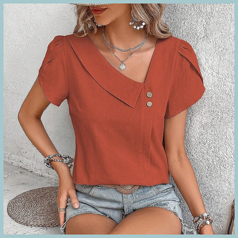 2024 Summer Vintage Solid Colo - огляд і ціна Shirts