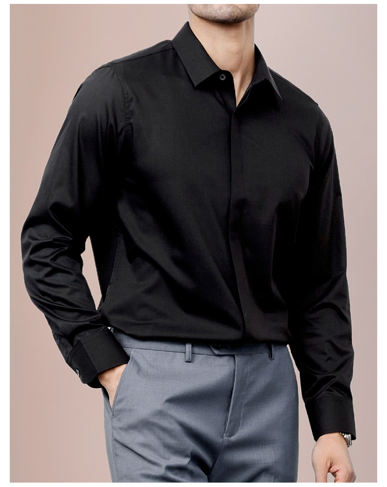 Men's Silk Shirt 2026 Spring a - огляд і ціна Mens Satin Silk Dress Shirt