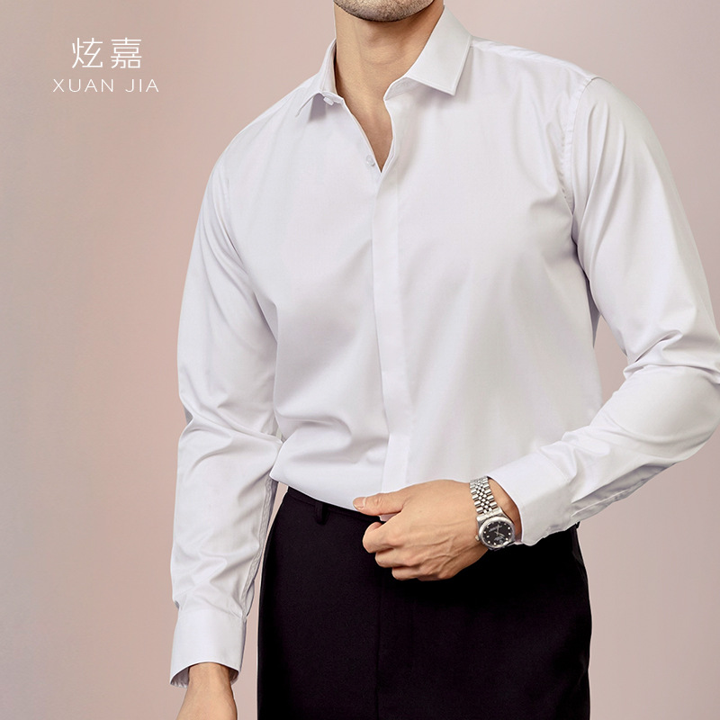 Men's Silk Shirt 2026 Spring a - огляд і ціна Mens Satin Silk Dress Shirt